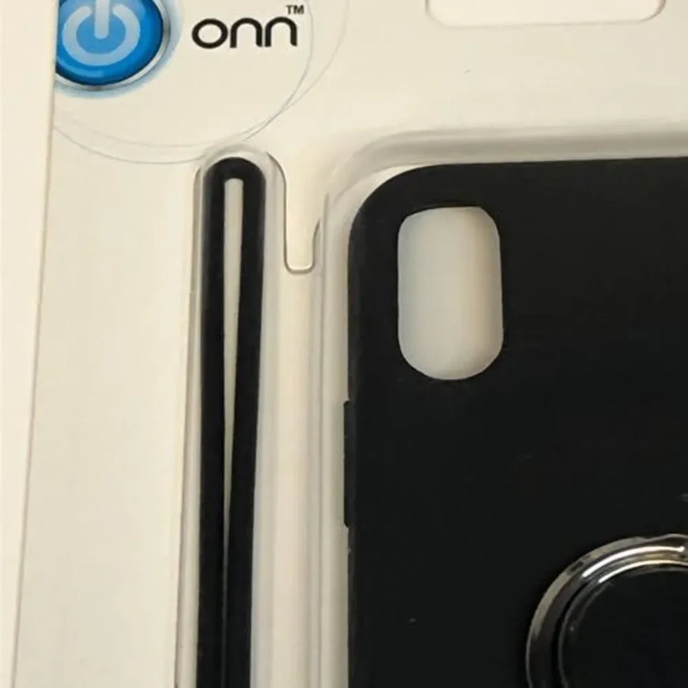 ONN Ring Stand Phone Case With Strap for iPhone X/Xs Lot of 3 Black New Sealed
